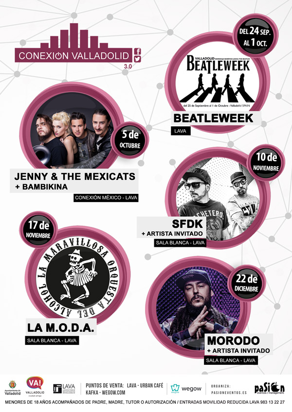 Cartel Conexión Valladolid 3.0