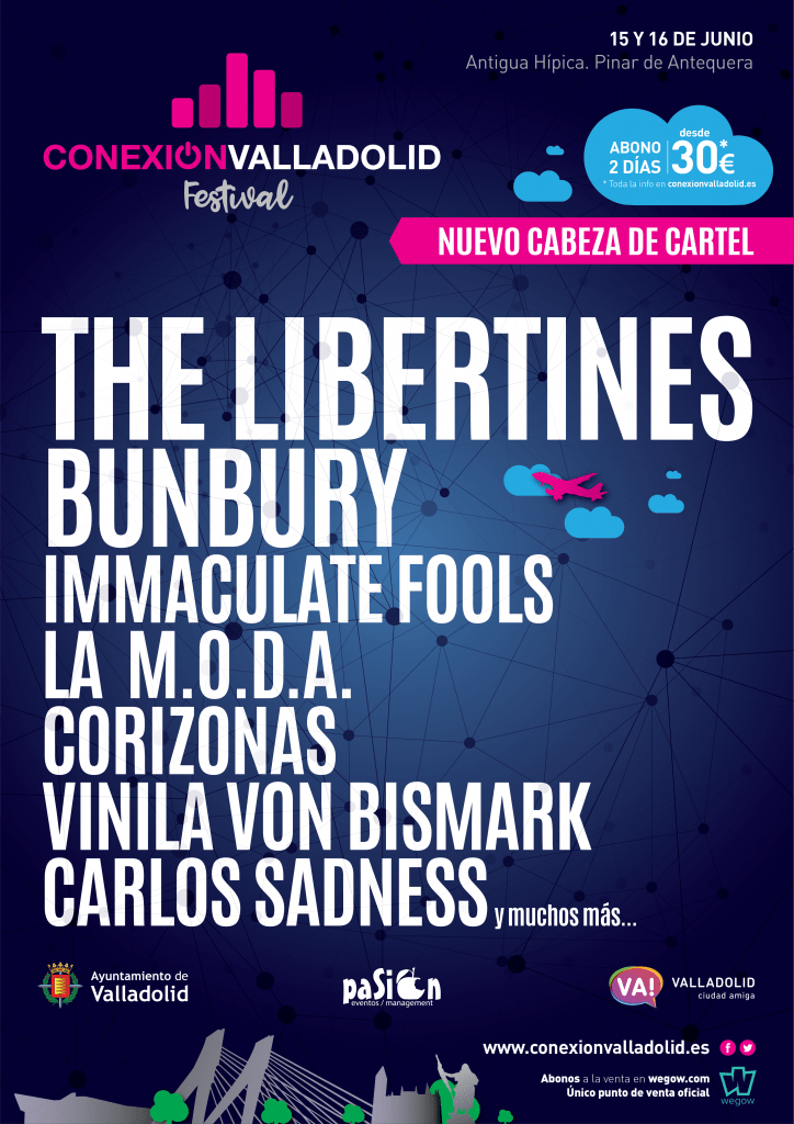 The Libertines cabeza de cartel de Conexión Valladolid Festival