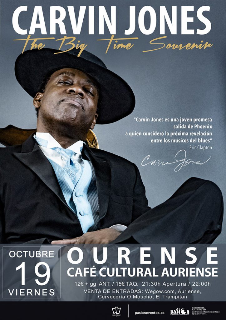 Concierto de Carvin Jones en Ourense
