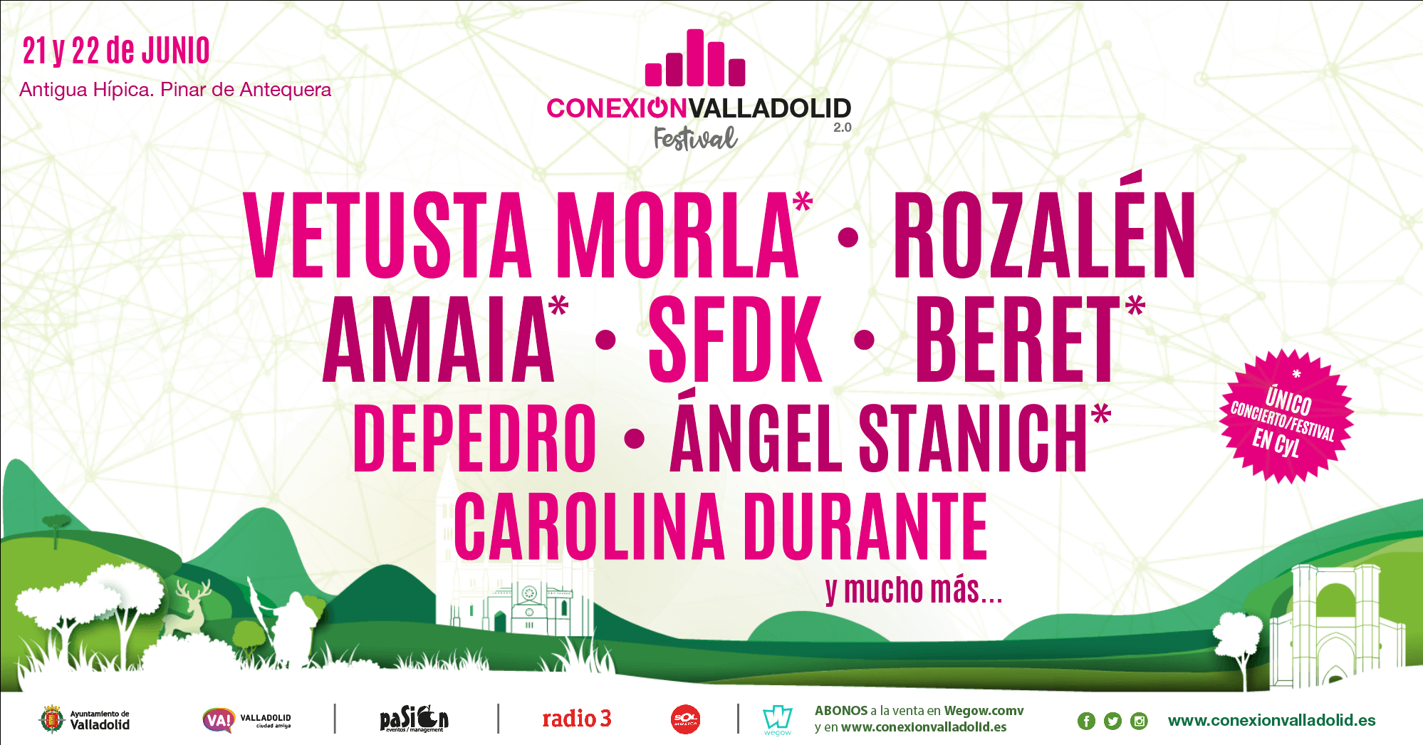 Cartel Conexión Valladolid Festival 2019